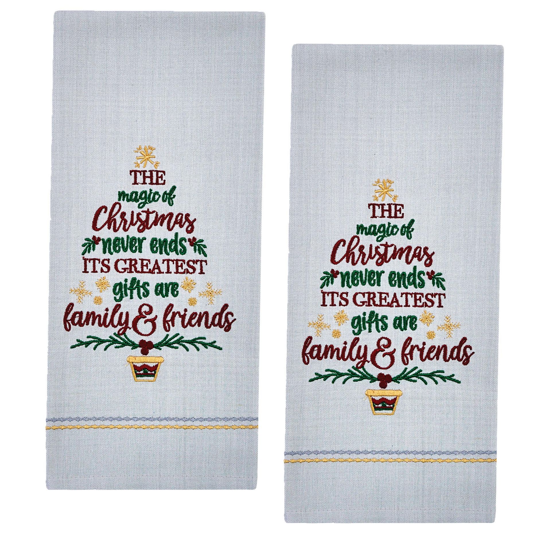 Park Designs Magic Of Christmas Dishtowel Set Of 2