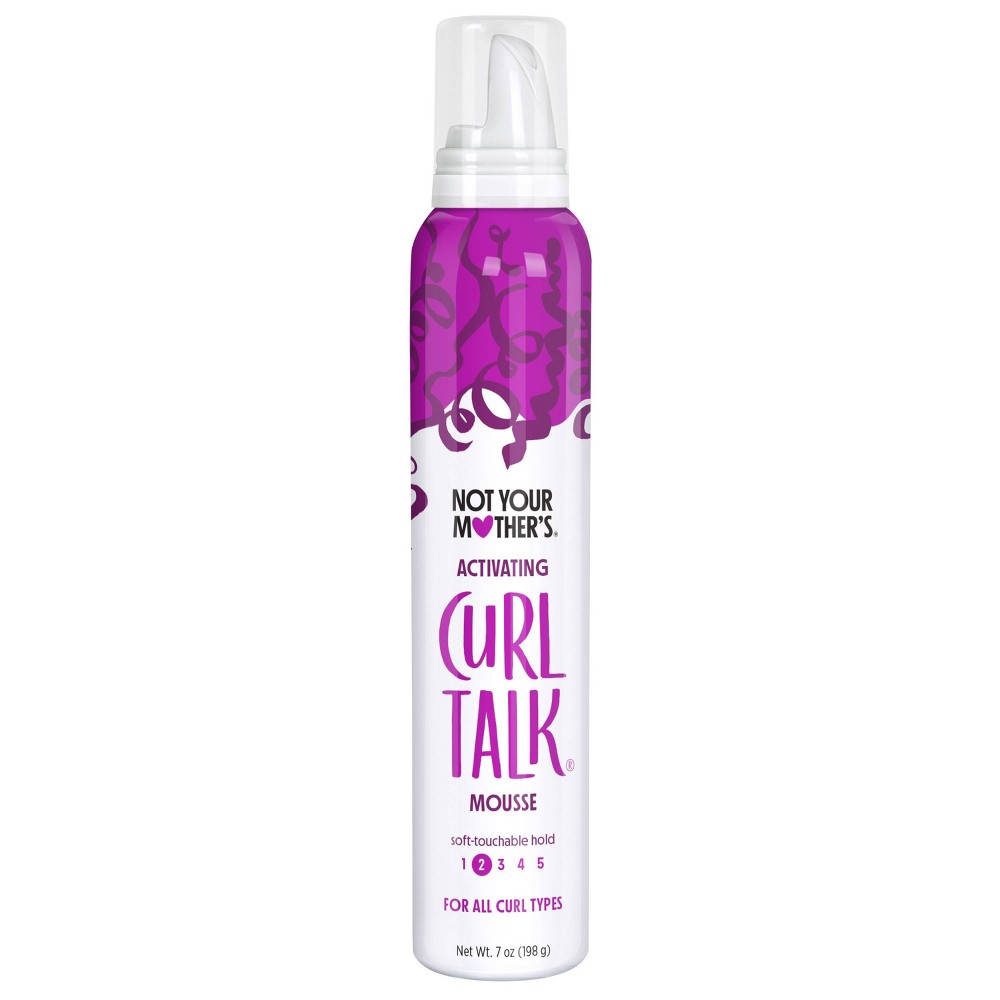 Not Your Mother's Curl Talk Curl Activating Mousse - 7oz: Paraben-Free, Silicone-Free, Sulfate-Free