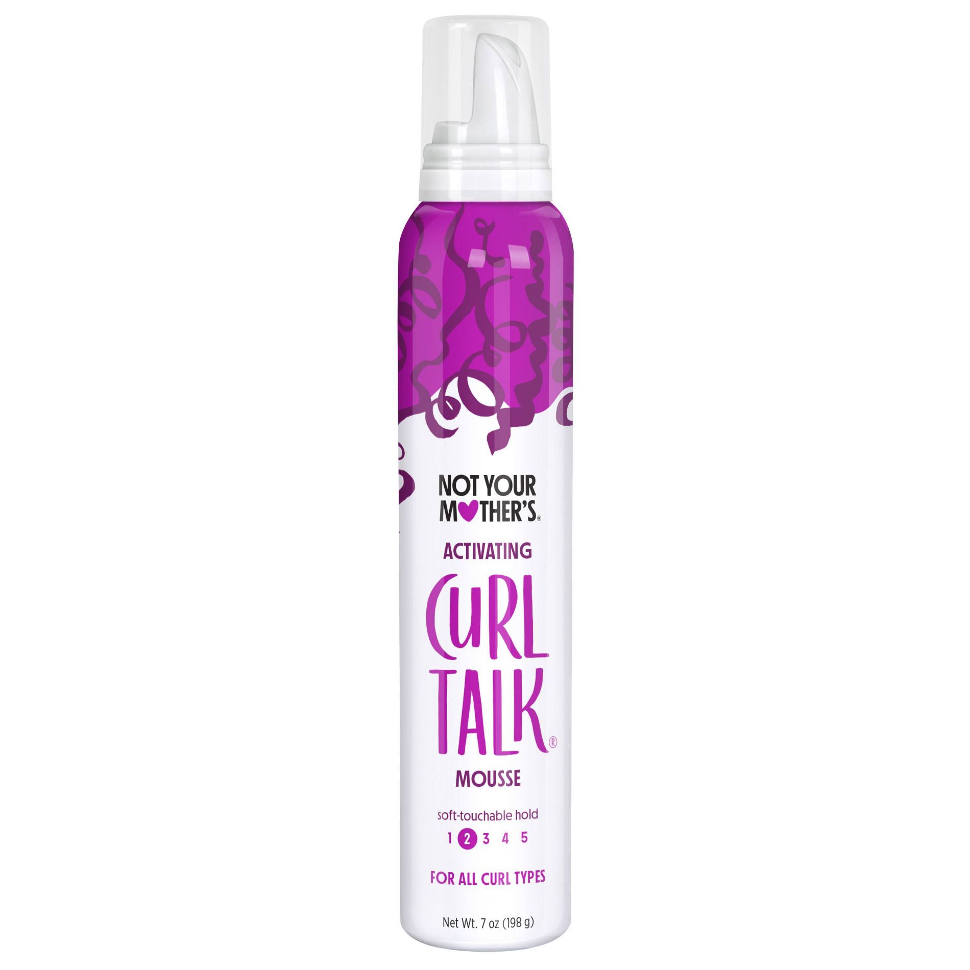 Not Your Mother's Curl Talk Curl Activating Mousse - 7oz: Paraben-Free, Silicone-Free, Sulfate-Free