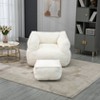 CAVINAS Bean Bag Chair Lazy Sofa/Footstool Durable Comfort Lounger High Back Bean Bag Chair Couch for Adults and Kids - 2 of 4
