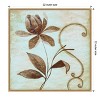 Amanti Art Floral Souvenir 2 by Okre Canvas Wall Art Print Framed 22 x 22-in. - 4 of 4