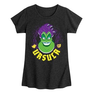 Girls' - Disney Villains - Ursula Fitted Short Sleeve Graphic T-Shirt - 1 of 4