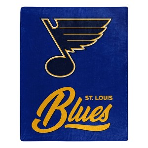 NHL St. Louis Blues 50 x 60 Raschel Throw Blanket - 1 of 3