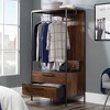 Nova Loft Armoire with Drawers Grand Walnut - Sauder - 3 of 4