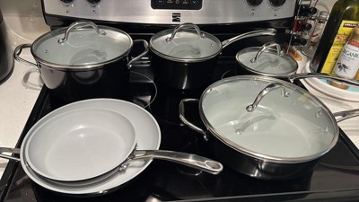 Tramontina Fiora 10 Pcs. Cold Forged Ceramic Nonstick Cookware Set