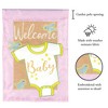Magnolia Garden Welcome Baby Onesie and Birds 29 x 42 Inch Polyester Garden Flag - 2 of 2