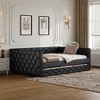Lycvki Full XL Size Upholstered Daybed with Trundle - 3 of 4