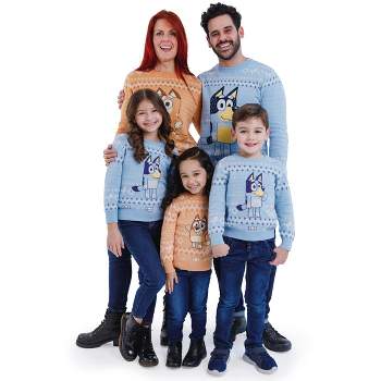 Bluey Matching Family Sweater Little Kid to Adult