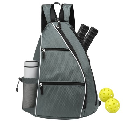 Unique Bargains Lightweight Durable Water Resistant Multi-Functional Tennis Pickleball Sling Bags 1 Pc