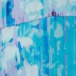aqua ombre petals