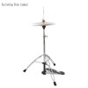 SEVOBAL Drum and Percussion Accessories, Professional Drum Hi-Hat Cymbal Stand with Adjustable Pedal Control, Silver, 24.21"*4.72"*3.94" - 4 of 4