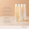Twine Luster Stemless Champagne Glasses, Set of 2 - 2 of 4