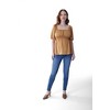Ingrid & Isabel Maternity Short Sleeve Smocked Top - 2 of 4