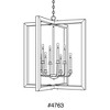 Progress Lighting, Turnbury Collection, 8-Light Pendant, Galvanized Finish, Wood Frame, Coastal-Inspired - 2 of 4