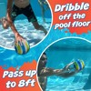 Activ Life The Ultimate Pool Ball for Underwater Games, Ultra-Durable & Bright, Yellow/Cyan 6 inches - 3 of 4