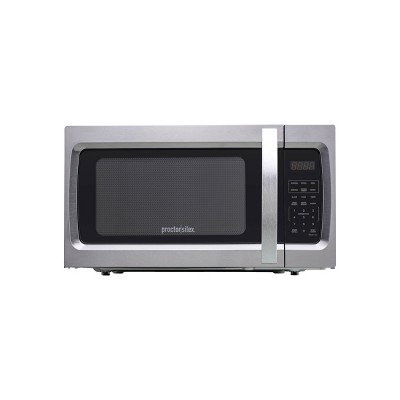 Proctor Silex 1.3 cu ft 1100 Watt Microwave Oven - Stainless Steel (Brand May Vary)