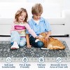 Machine Washable Runner Rugs 2x6 Vintage Printed Area Rugs with Non-Slip Backing, Stain-Resistant Oriental Foldable Low Pile Indoor Floor Carpet - 3 of 4