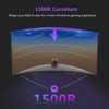 Z-EDGE UG27H 27" 300Hz Curved Gaming Monitor, Full HD(1920x1080) 16.7 Million Display Colors, FreeSync, HDR10, Ultra-Slim Bezel, HDMI & DisplayPort - 4 of 4