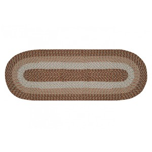 Country Stripe Collection 100% Polypropylene Reversible Indoor Area Utility Rug - Better Trends - 1 of 4