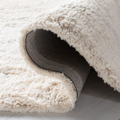 Ivory Elegance 8'x10' Hand-Tufted Moroccan Wool Rug