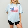 Simply Sage Market Watercolor Flag Coquette Garment Dyed Tee - 2 of 4