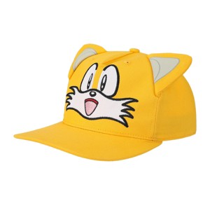 Sonic The Hedgehog Big Face Tails Youth Orange Snapback Hat - 1 of 4