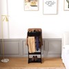 Stylish Portable Garment Rack - Versatile Clothes Valet Stand with Storage Organizer for Home ,Events,Black - 2 of 4