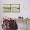 Stupell Industries Traditional Distant Farmhouse Field 2pc Floating Frame Art Set, Gold, 18" x 18" - 2 of 4