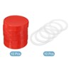 Unique Bargains Wide Mouth Plastic Mason Jar Lids with Silicone Sealing Ring 10 Pcs - 2 of 4