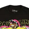 Seven Times Six Disney Men's The Goofy Movie Powerline Atom Repeating Short Sleeve T-Shirt Black - 3 of 3