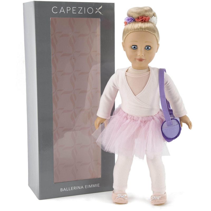 Playtime By Eimmie 18 Inch Capezio Ballerina Doll and Clothing Set, 1 of 8