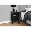 FONTOI Rectangle End Table, with Storage Space, Side Table, Nightstands for Living Room Bedroom, Brown&Gray, 17.25"*24.25"*14" - 4 of 4