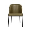 Meridian Furniture,Jagger Vegan Leather Dining Chair, Set of 2 - 3 of 4