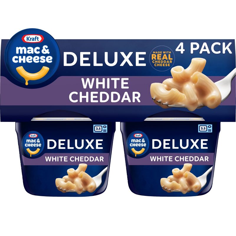 Kraft Deluxe White Cheddar Cups - 9.56oz/4ct, 1 of 10