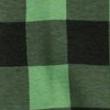 plaid black & green