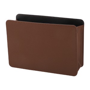 Unique Bargains Car Trash Can Hanging Car Door Back Seats Faux Leather Trash Bin 1 Pcs - 1 of 4