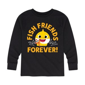Boys' - Baby Shark - Fish Friends Forever Long Sleeve Graphic T-Shirt - 1 of 4