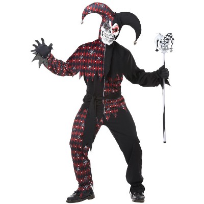 California Costumes Deluxe Mardi Gras Jester Men's Costume, X-large : Target