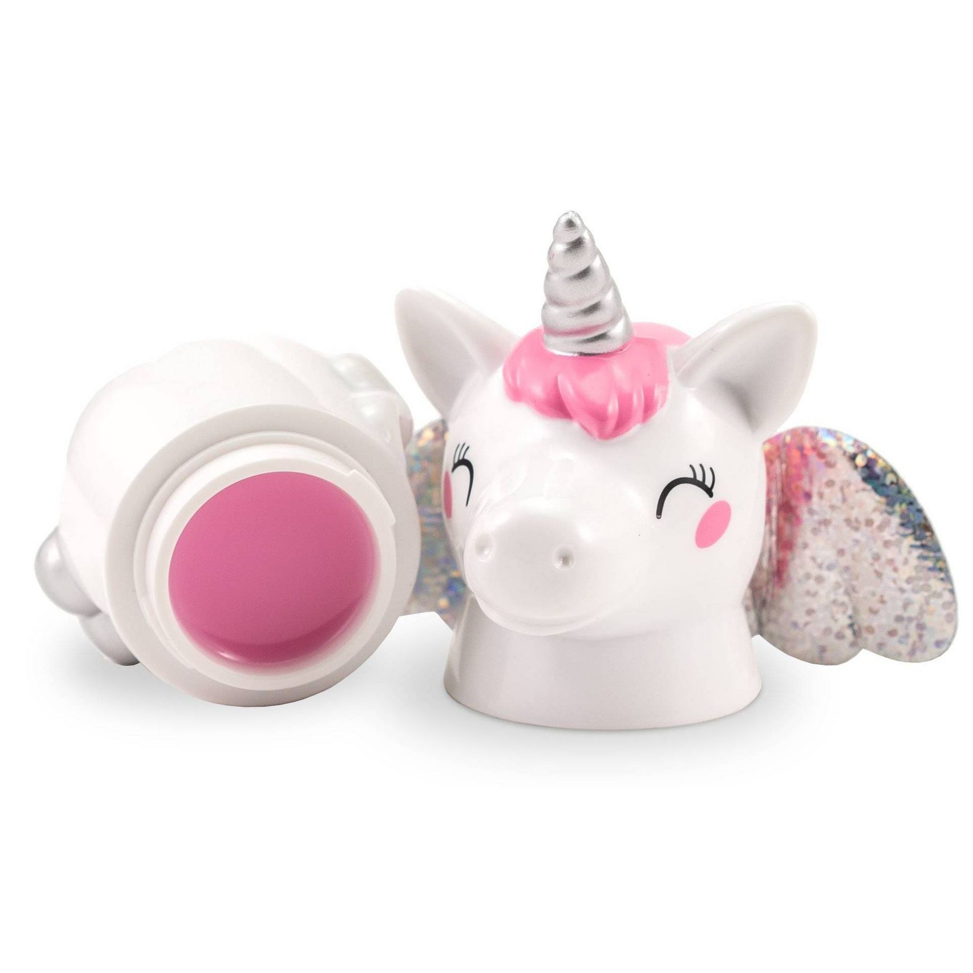 Toysmith Flying Unicorn Lip Balm - Pink Strawberry