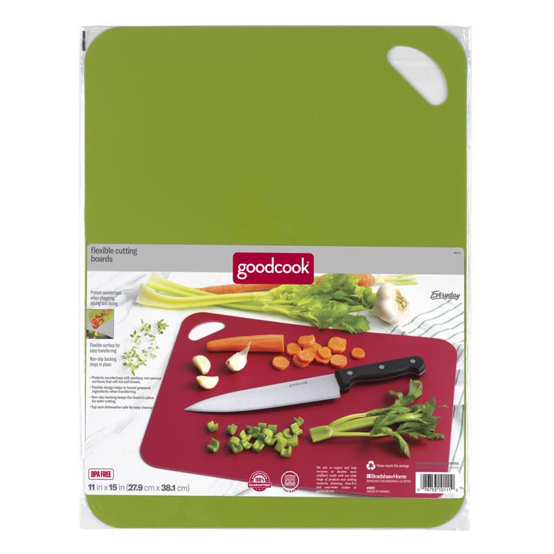 Good Cook 11.5 in. L X 15 in. W Plastic Cutting Board, 2 of 3