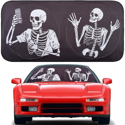 TruAIR Foldable Funny Car Windshield Sun Shade with UV Protection
