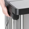 Coucheta Dual Trash & Recycling Bin Collection - Step-Open with Soft-Close Lid, for Home Kitchen Laundry Room, Multiple Capacities - 3 of 4