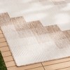 NICOLE MILLER NEW YORK Patio Country Ombre Chevron Indoor Outdoor Area Rug - 2 of 4