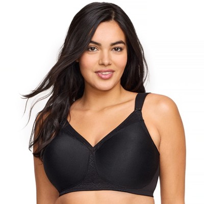 Glamorise Womens Magiclift Cotton Support Wirefree Bra 1001 Café 52h :  Target