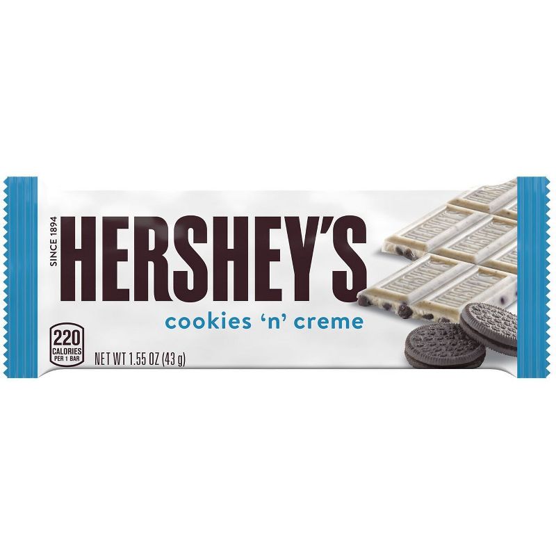 Hershey&#39;s Cookies &#39;N&#39; Creme Candy Bar - 1.55oz, 2 of 10