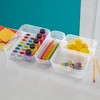 Sterilite Medium Storage Tray Containers with Sturdy Banded Rim and Textured Bottom for Desktop and Drawer Household Organization - image 4 of 4