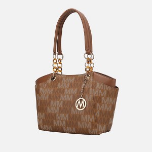MKF Collection Cameron Tote Bag Stylish Vegan Leather Handbag with Spacious Design by Mia K - 1 of 4