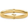 Pompeii3 8mm Polished Bangle Bracelet 18k Yellow Gold Over Silver - 3 of 4