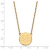 Black Bow Jewelry 10k Yellow Gold New Mexico Lobos NCAA Necklace 18 Inch - 2 of 4