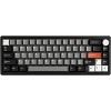 YUNZII AL68 Keyboard (Black, Milk V2) Gaming Mouse Pad(35.4'' x 15.7'', Black Topographic) - 2 of 4
